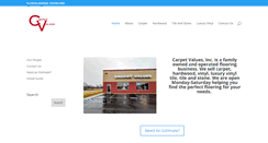 Desktop Screenshot of carpetvaluesinc.com